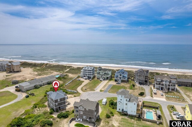57241 Summerplace Dr Lot 28, Hatteras, NC 27943 - bird's eye view of waterfront with a beach