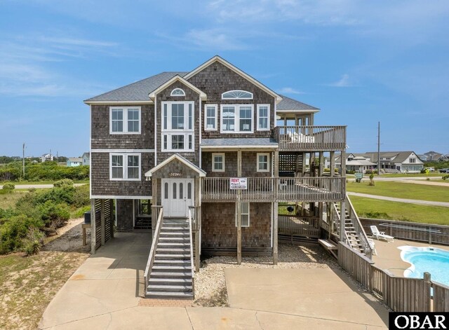 57241 Summerplace Dr Lot 28, Hatteras, NC 27943 - beach home with stairway