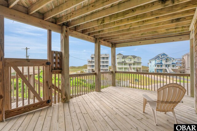 57241 Summerplace Dr Lot 28, Hatteras, NC 27943 - deck featuring a residential view and stairs