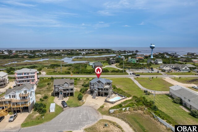 57241 Summerplace Dr Lot 28, Hatteras, NC 27943 - aerial perspective of suburban area with a nearby body of water