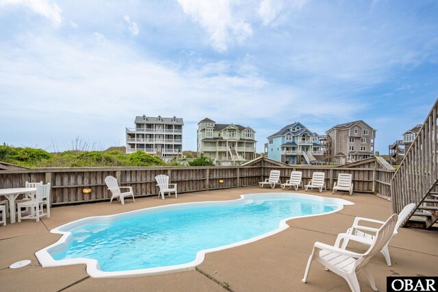 57241 Summerplace Dr Lot 28, Hatteras, NC 27943 - view of swimming pool featuring a patio area and stairs