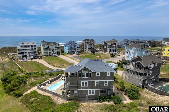 57241 Summerplace Dr Lot 28, Hatteras, NC 27943 - drone / aerial view of a pool and a large body of water