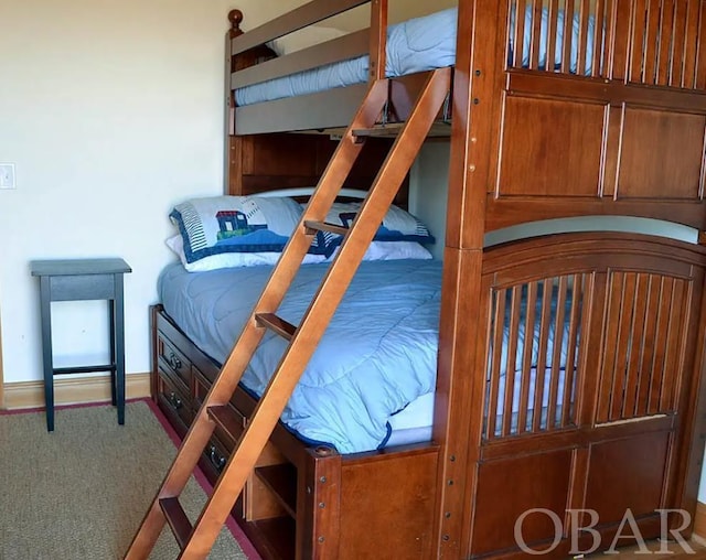 bedroom featuring carpet floors