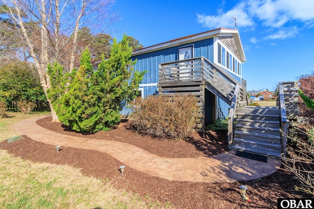 113 B And B Ln, Coinjock, NC 27923 - view of side of property featuring stairway