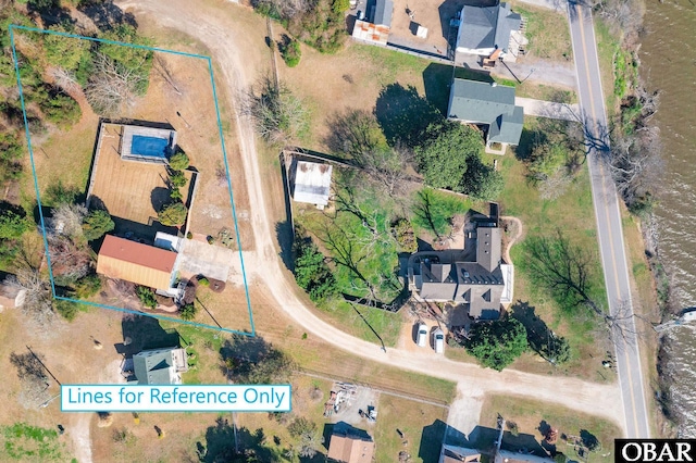 113 B And B Ln, Coinjock, NC 27923 - aerial view of property's location featuring property parcel outlined