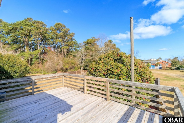 113 B And B Ln, Coinjock, NC 27923 - view of wooden terrace