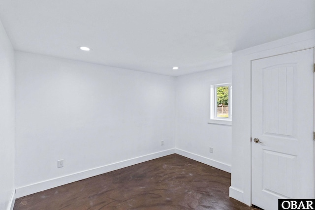 113 B And B Ln, Coinjock, NC 27923 - empty room featuring recessed lighting and concrete flooring