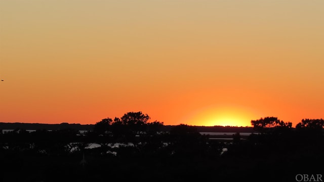 view of nature at dusk