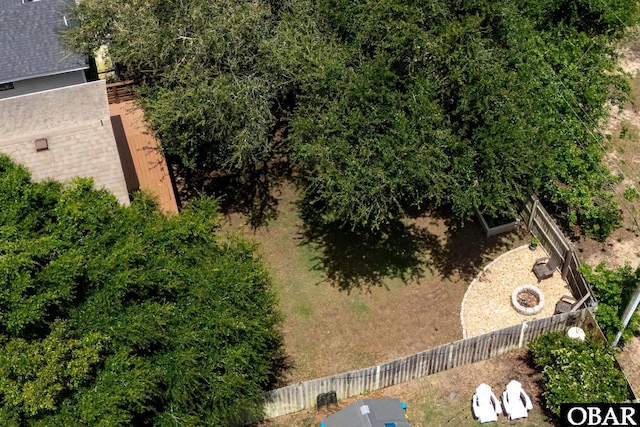 view of subject property