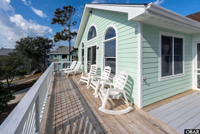 1039 Miller Ct Lot 526, Corolla, NC 27927 - view of wooden deck
