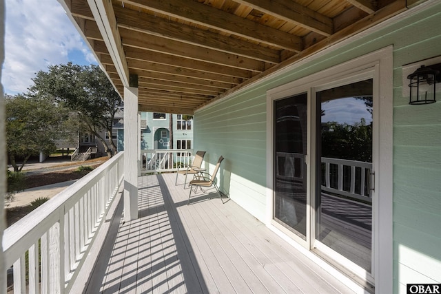 1039 Miller Ct Lot 526, Corolla, NC 27927 - view of wooden terrace