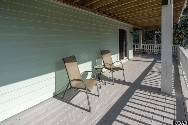 1039 Miller Ct Lot 526, Corolla, NC 27927 - view of wooden terrace