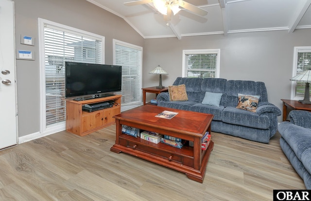156 Longbeach Dr Unit Lot3, Hertford, NC 27944 - living room featuring light wood finished floors and a ceiling fan