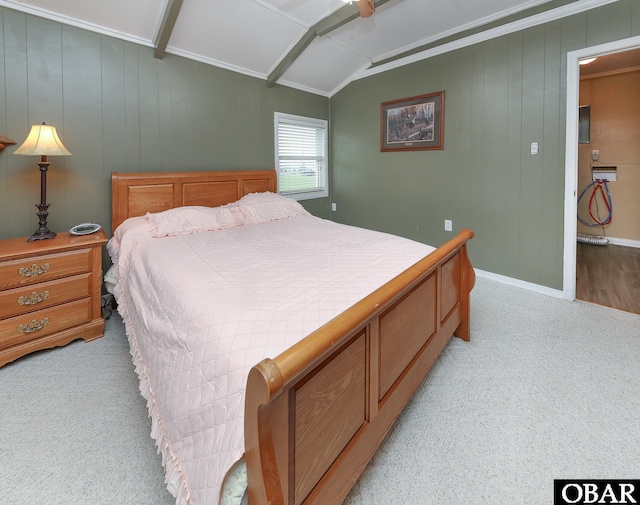 156 Longbeach Dr Unit Lot3, Hertford, NC 27944 - bedroom featuring light colored carpet and crown molding