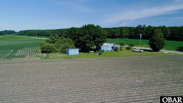 2253 Turnpike Rd, Swan Quarter, NC 27885 - aerial view of sparsely populated area with rows of crops