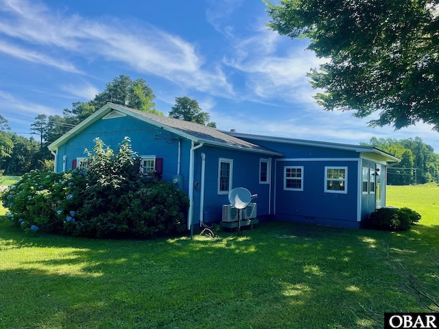 2253 Turnpike Rd, Swan Quarter, NC 27885 - back of property with a lawn