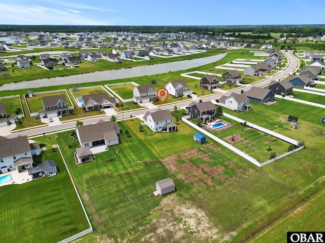 129 Glenmoor Path Lot 35, Moyock, NC 27958 - aerial view of residential area with a large body of water