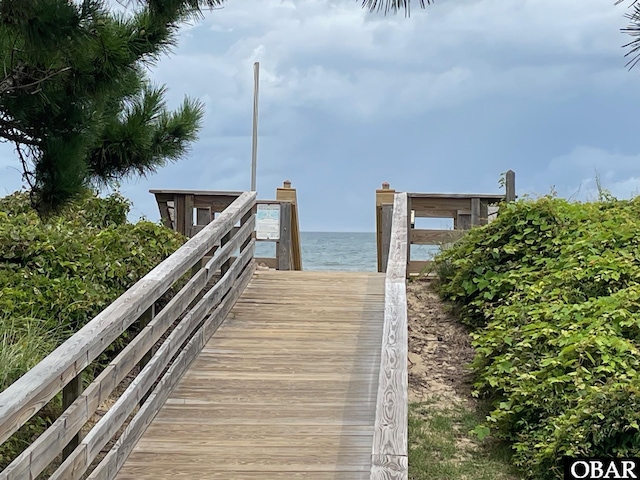 114 Poteskeet Dr Lot 66, Kitty Hawk, NC 27949 - dock featuring a water view