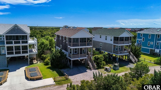 74 Lake Dr, Ocracoke, NC 27960 - aerial view of residential area