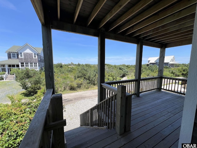 74 Lake Dr, Ocracoke, NC 27960 - view of deck