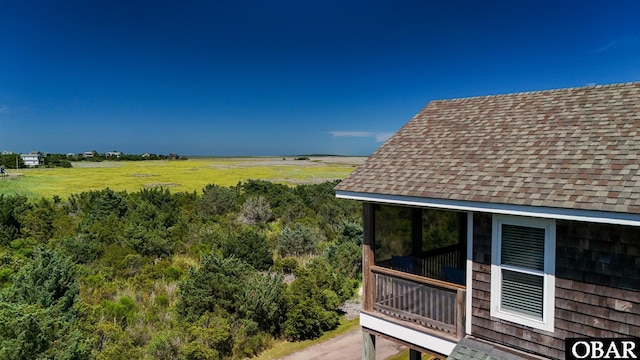 74 Lake Dr, Ocracoke, NC 27960 - exterior view of a shingled roof