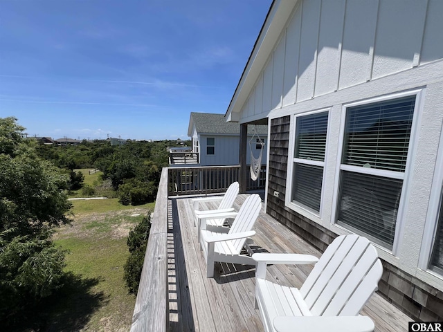 74 Lake Dr, Ocracoke, NC 27960 - view of deck