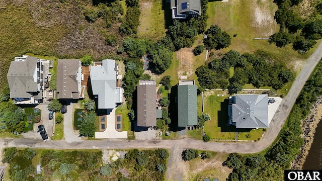 74 Lake Dr, Ocracoke, NC 27960 - aerial overview of property's location featuring nearby suburban area