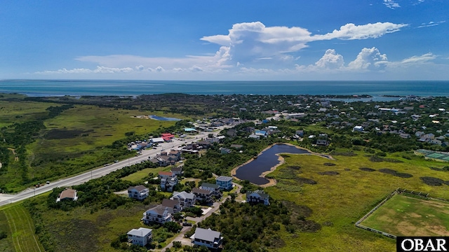 74 Lake Dr, Ocracoke, NC 27960 - bird's eye view of a large body of water