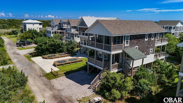 74 Lake Dr, Ocracoke, NC 27960 - aerial perspective of suburban area