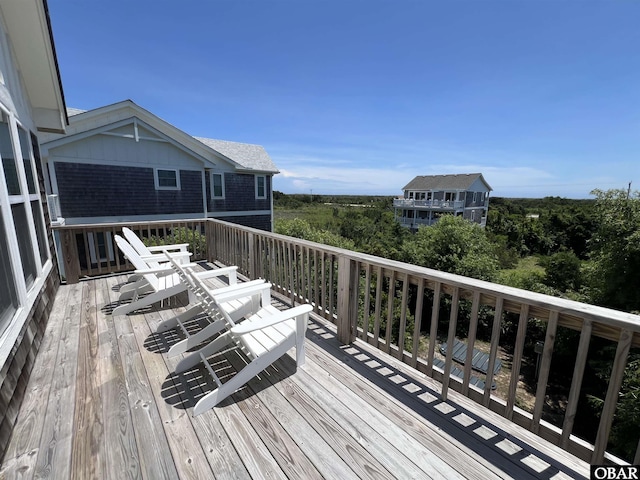 74 Lake Dr, Ocracoke, NC 27960 - view of deck