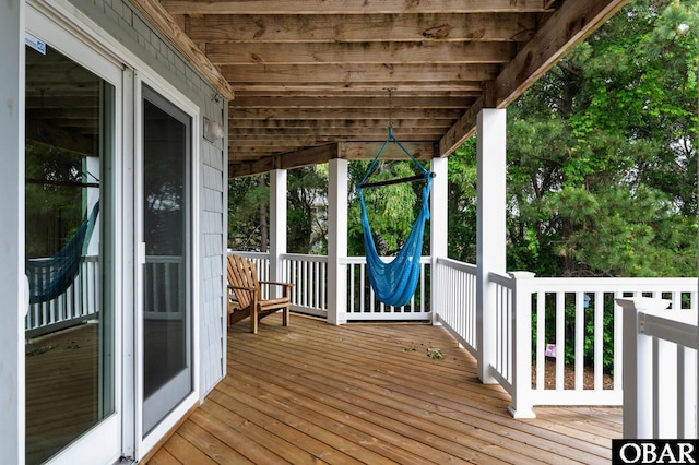 4705 Summer Ln Lot 2, Kitty Hawk, NC 27949 - view of wooden terrace
