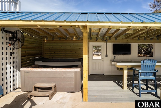 567 Ocean Trl Lot 140, Corolla, NC 27927 - view of patio with a wooden deck