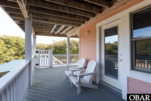567 Ocean Trl Lot 140, Corolla, NC 27927 - view of wooden deck