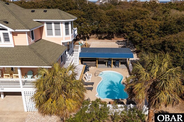 567 Ocean Trl Lot 140, Corolla, NC 27927 - view of subject property with a pool