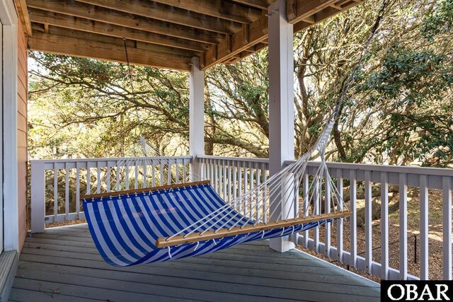 567 Ocean Trl Lot 140, Corolla, NC 27927 - view of wooden terrace
