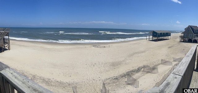 23237 Surf Side Dr Lot 29, Rodanthe, NC 27968 - property view of water featuring a beach view
