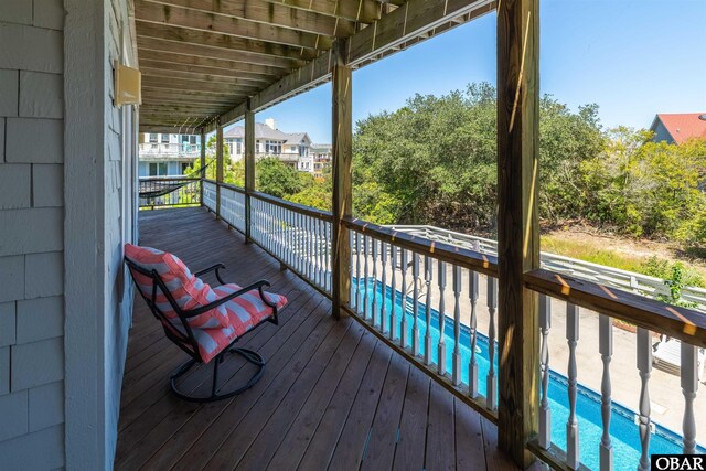 1219 Bismark Dr Lot # 107, Corolla, NC 27927 - view of wooden terrace