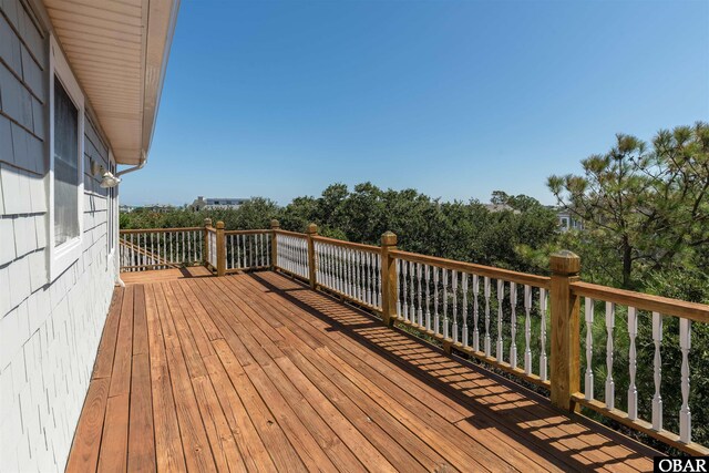 1219 Bismark Dr Lot # 107, Corolla, NC 27927 - view of wooden deck