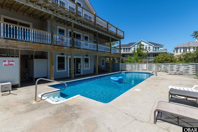 1219 Bismark Dr Lot # 107, Corolla, NC 27927 - view of swimming pool with a patio