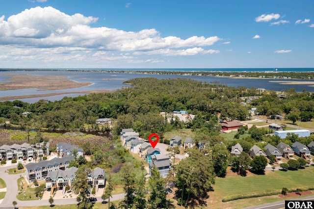 100 Amherst Dr Unit 3, Kill Devil Hills, NC 27948 - aerial perspective of suburban area featuring a large body of water