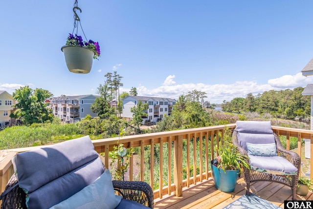 100 Amherst Dr Unit 3, Kill Devil Hills, NC 27948 - view of wooden deck