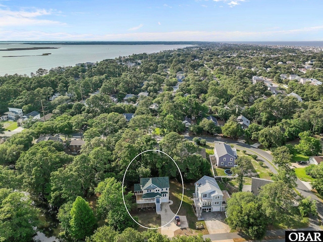 604 W First St Lot 321, Kill Devil Hills, NC 27948 - aerial perspective of suburban area featuring a large body of water