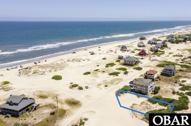 1598 Sandpiper Rd Lot 1, Corolla, NC 27927 - view of property location with unending shoreline and property parcel outlined
