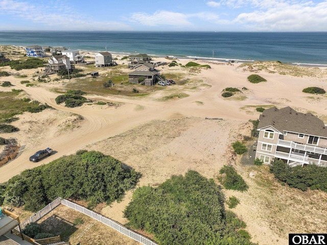 1598 Sandpiper Rd Lot 1, Corolla, NC 27927 - drone / aerial view of waterfront with a beach
