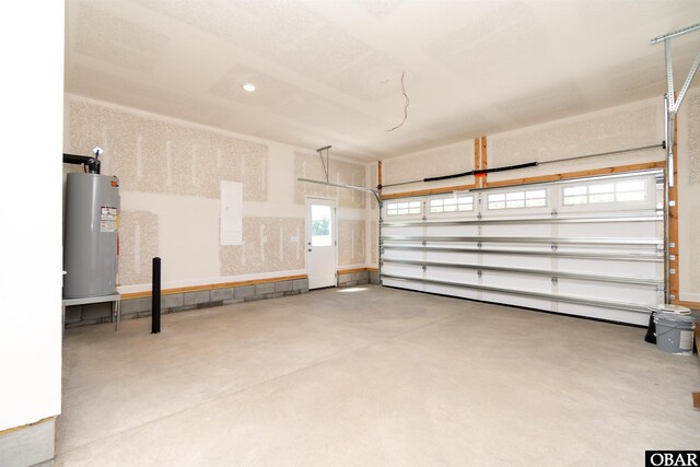 104 Yadkin Dr Lot # 77, South Mills, NC 27973 - garage with electric water heater