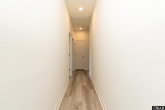104 Yadkin Dr Lot # 77, South Mills, NC 27973 - hall with light wood-type flooring and recessed lighting