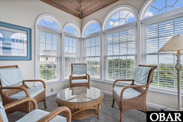 sunroom / solarium featuring plenty of natural light