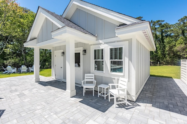 view of outbuilding