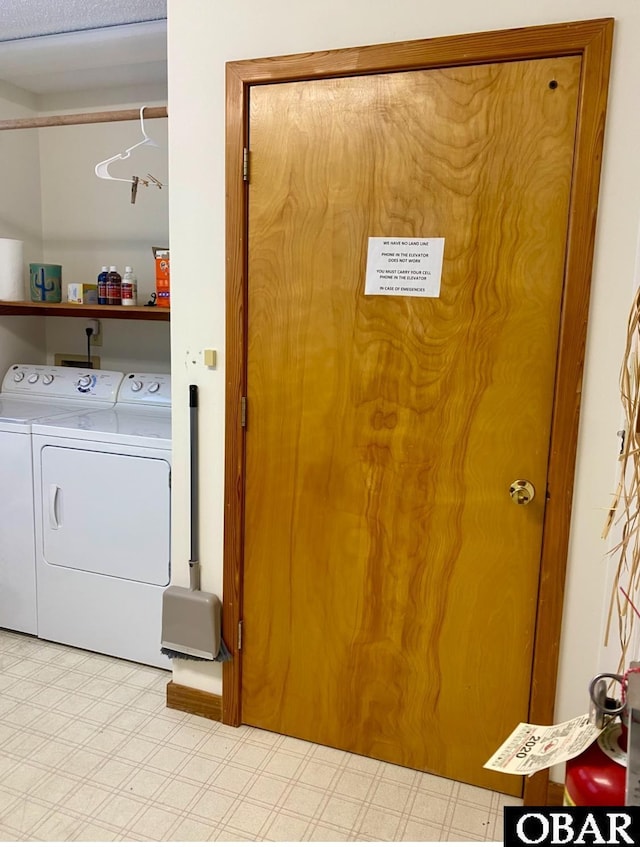 26823 Colony Dr Lot 41, Salvo, NC 27972 - washroom with independent washer and dryer and light flooring