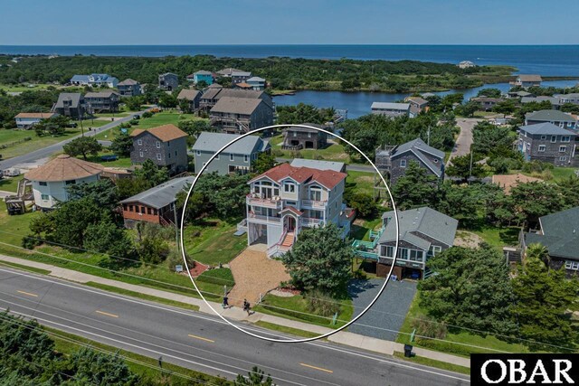 39972 NC-12 Hwy Lot 15, Avon, NC 27915 - aerial view featuring a residential view and a water view